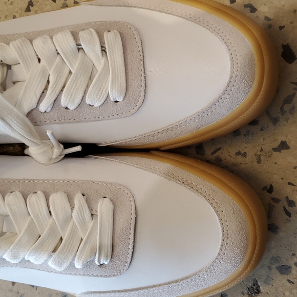 Express men's white tie front sneakers - Picture 5 of 9